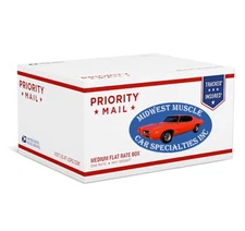 Midwest Muscle Car Specialties Expedited Priority Mail Shipping