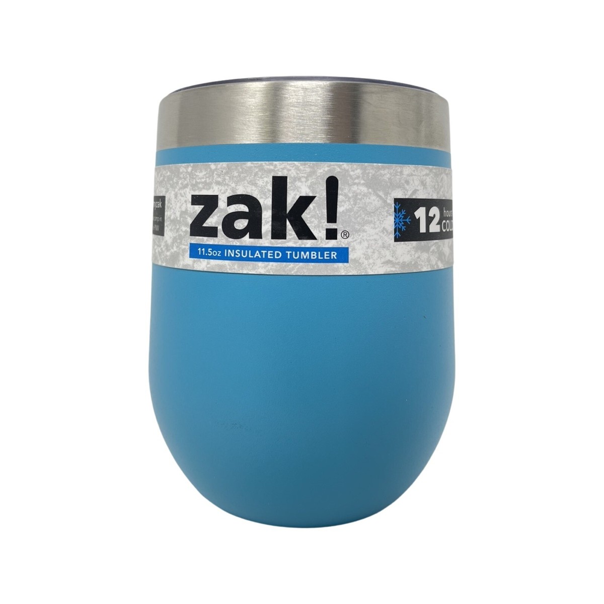 Zak! Designs 11.5oz Double Wall Stainless Steel Wine Insulated