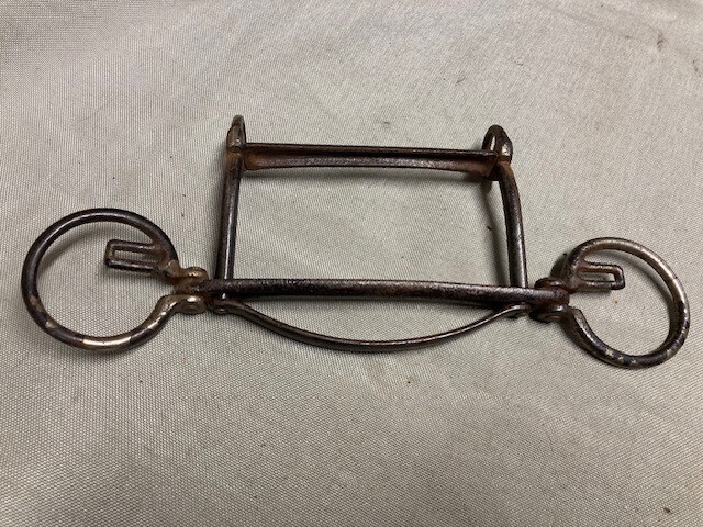 Sliding Beam Driving Bit Antique Horse Bit Rare Excellent Condition