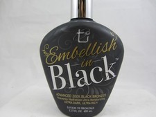 TAN INC EMBELLISH IN BLACK ADVANCED 200X BLACK BRONZER TANNING LOTION