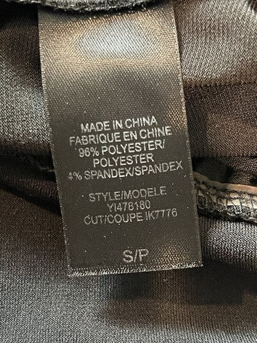 Guess Black Metallic Silver Sweetheart Babydoll Y2K 90s Tunic Spaghetti Top S - Picture 10 of 11