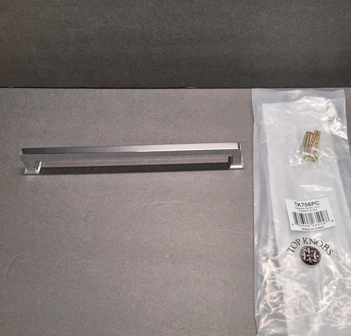 NEW Top Knobs TK706PC Ascendra Pull 9" Polished Chrome (c-c) - Picture 2 of 5