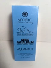 Mosheko Men's Facial Balm DEAD SEA MINERALS WITH ORGANIC MOROCCAN ARGAN OIL 