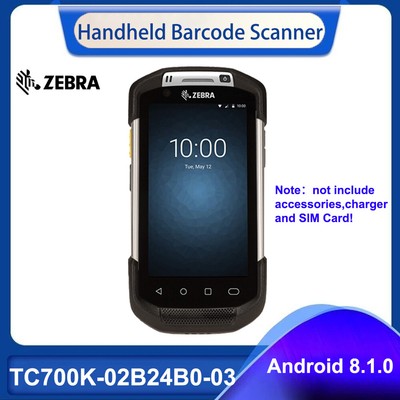 Zebra TC700K-02B24B0-03 Handheld Touch Computer Barcode Scanner with Battery
