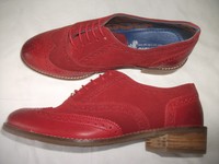 Stunning Moshulu ottawa Red Leather/suede Brogue Shoes Sz 5 Uk 38 Eu Brand Stunning Moshulu ottawa Red Leather/suede Brogue Shoes Sz 5 Uk 38 Eu Brand