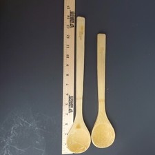 Pampered chef bamboo spoons pre owned 14 in &...
