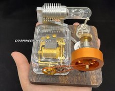 Funny Music Box Stirling Engine Model that Works for Adults Teens DIY Toy Gifts