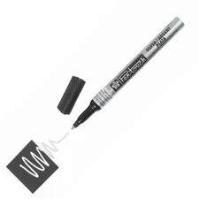 41302 Sakura Pen-Touch Paint Marker, Fine 1.0mm, Metallic Silver, Pack of 1