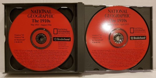 National Geographic Interactive CD-ROM, The 1910s, Broderbund, Pre-owned - Picture 3 of 4