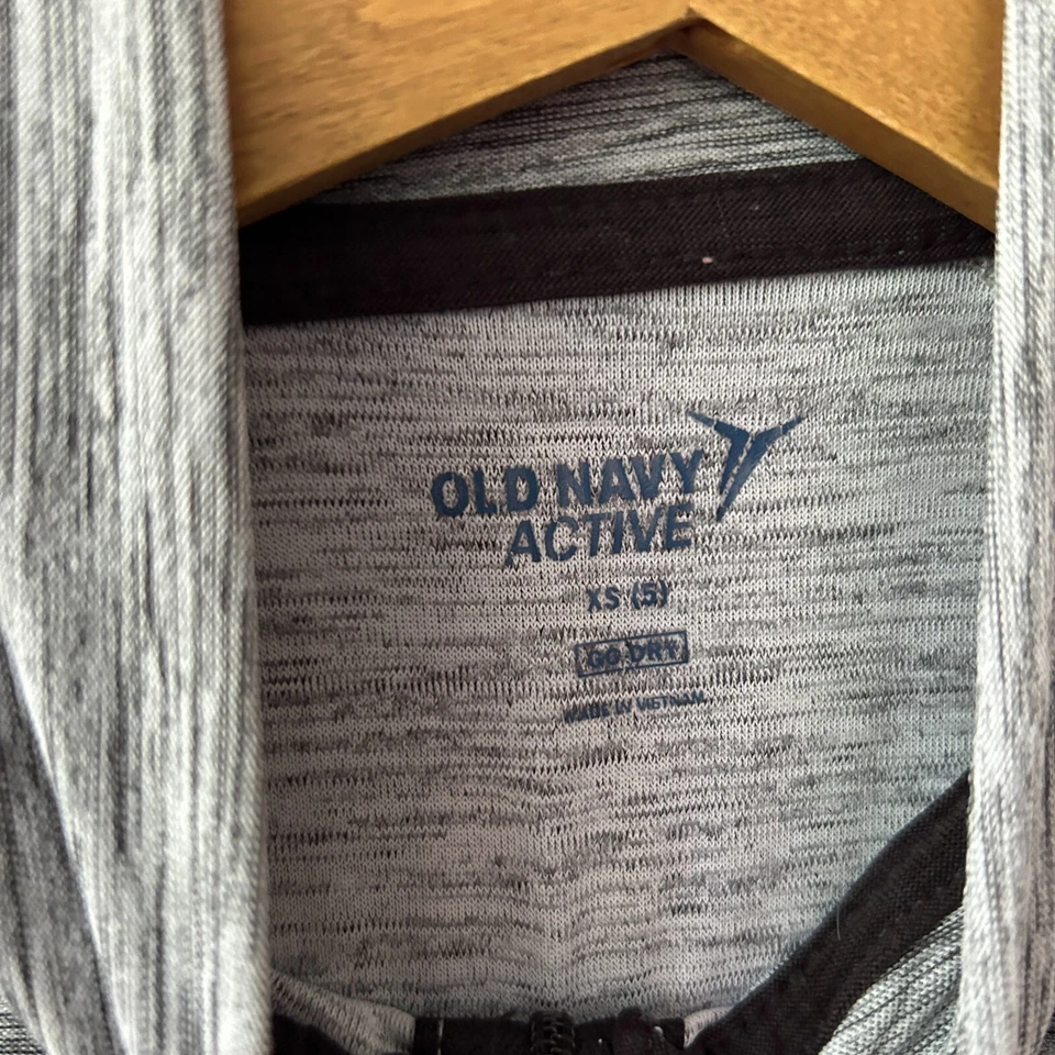 Pullover Activo Azul Marino Antiguo Niñas XS 5 Gris 1/4 Cremallera Niños Foto 2 de 4