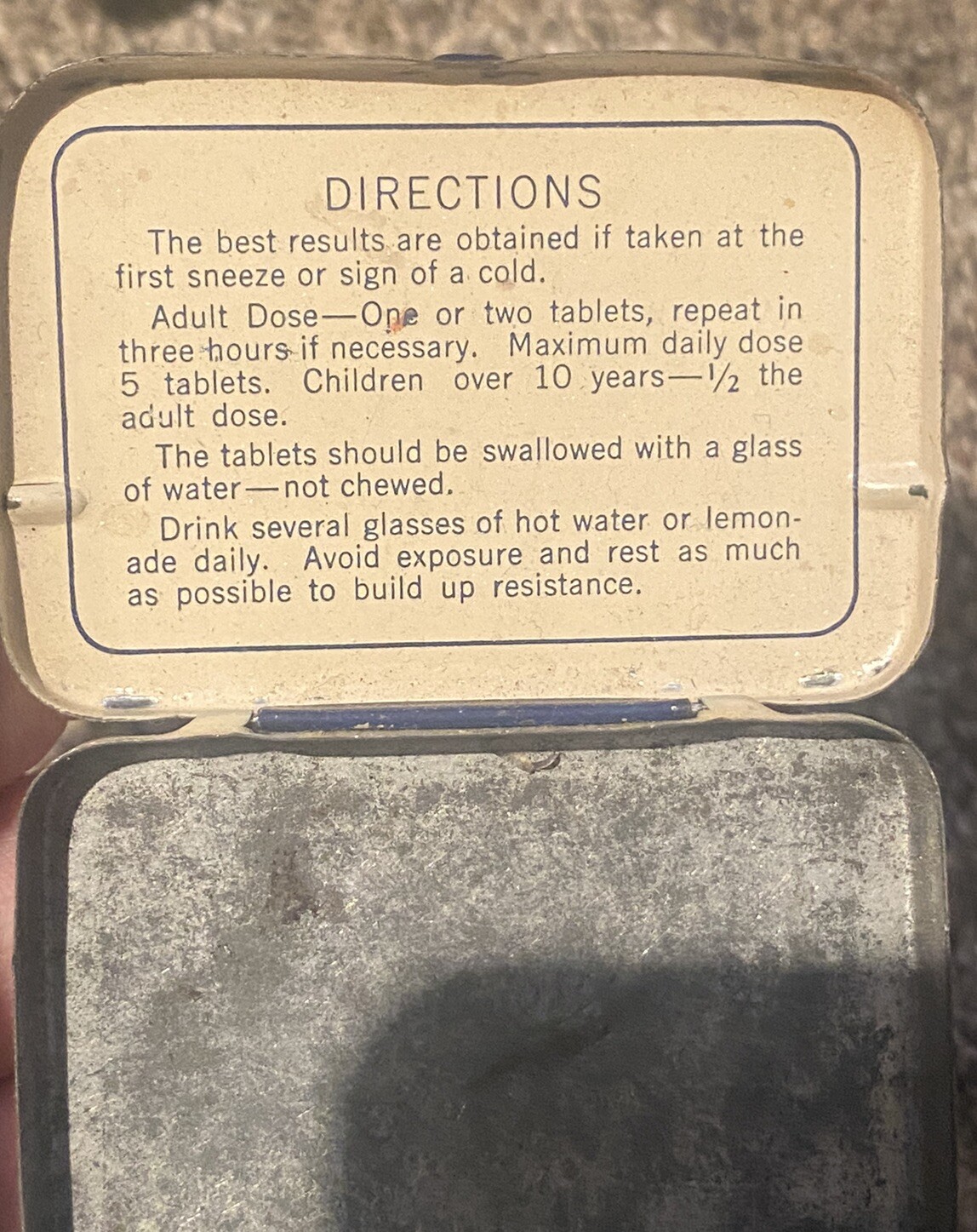 2 Ramon’s Laxative Tablets with bile salts tin lot Brown’s MFG With Instructions