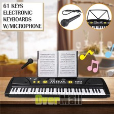 Digital Music Piano Keyboard - 61-Key Electronic Instrument - Teclado De Piano