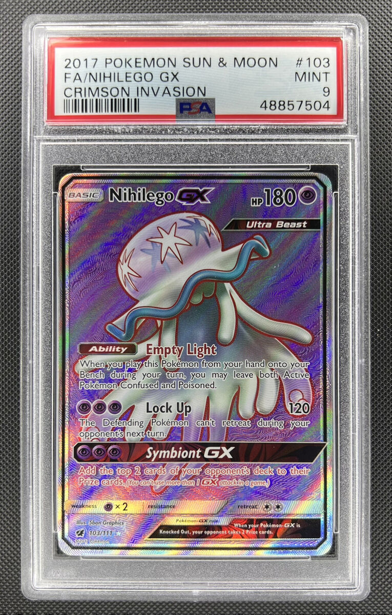 Nihilego GX 103/111 Full Art - Pocket Monster