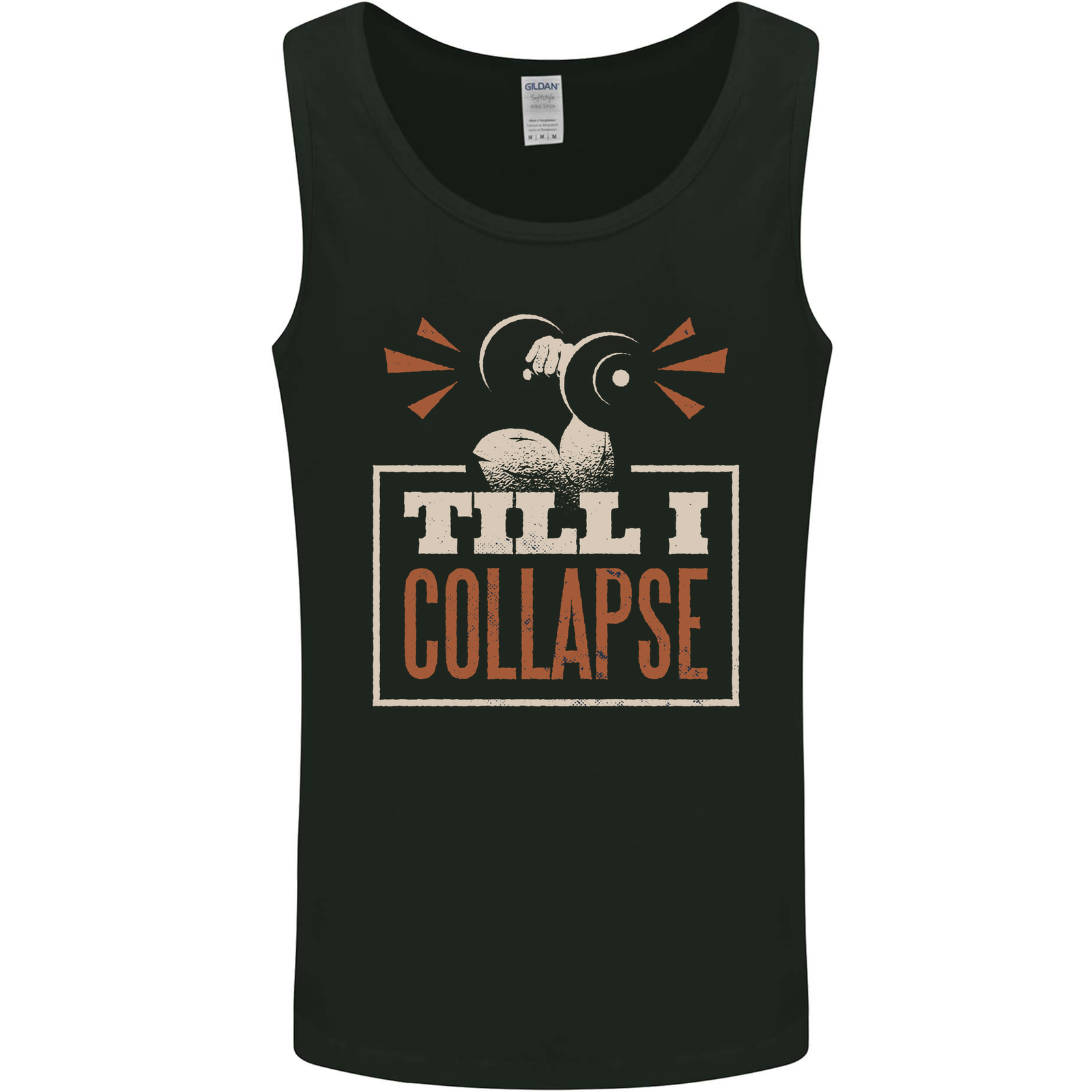 Till I collapse Gym Training Bodybuilding Mens Vest Tank Top