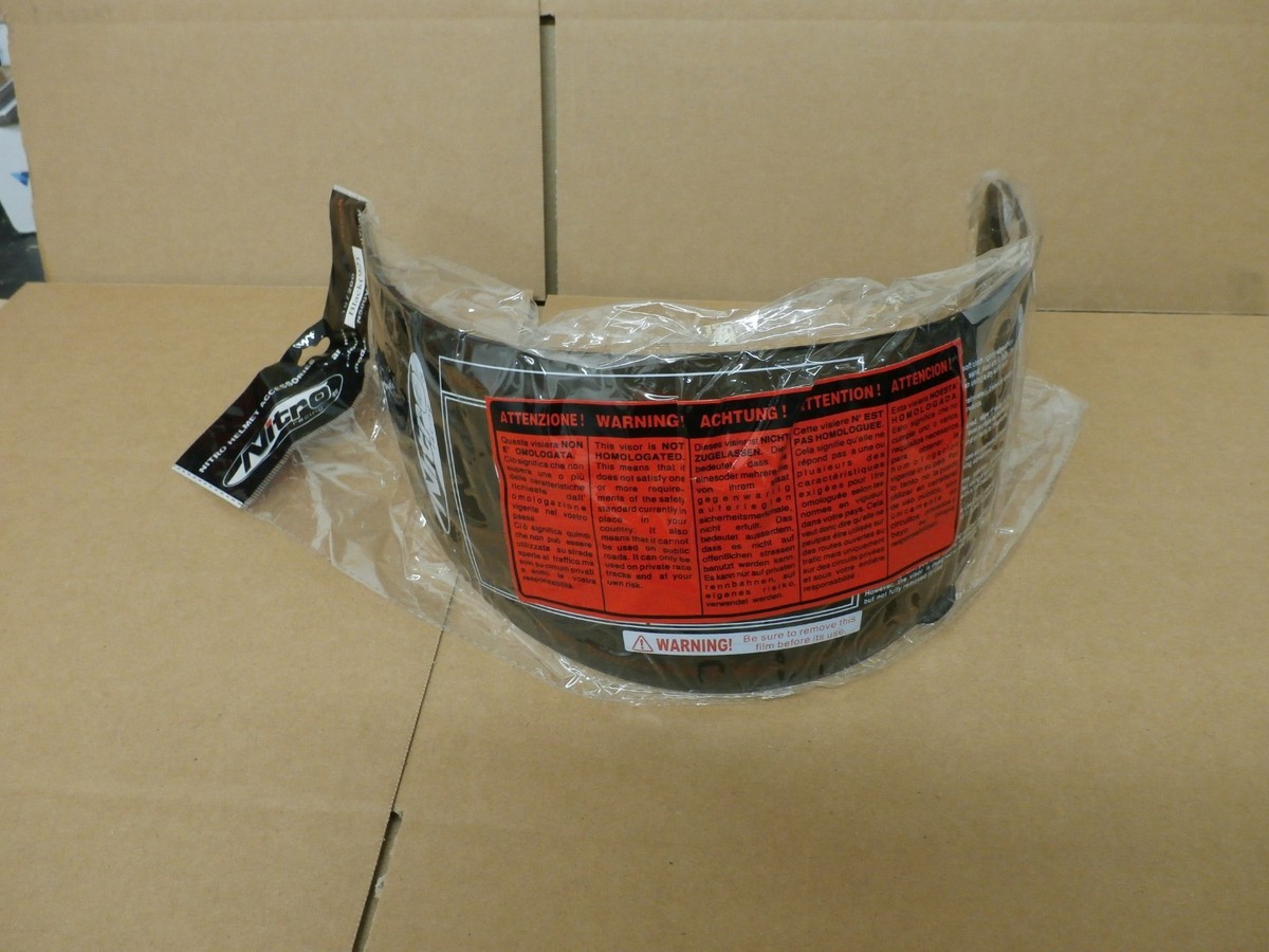 GENUINE NITRO RACING BLACK VISOR N500V N600V N700V RACE