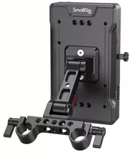 SMALLRIG V Mount Battery Adapter Plate with PD 65W USB-C Quick Charger, Black 