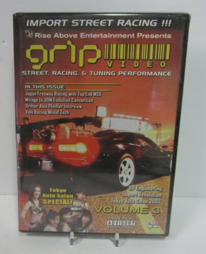 Grip Street Racing Volume 3 DVD Movie New Sealed - Picture 1 of 2