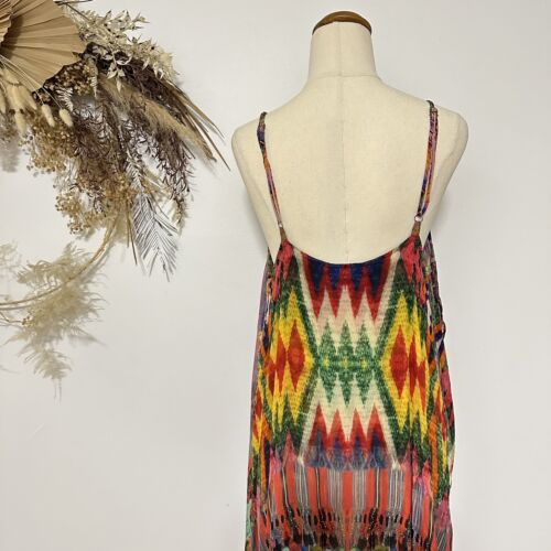 Camilla Franks Tassel Me Chiapas Dress Overlay Floral Embellished Silk Size 3 - Picture 7 of 18