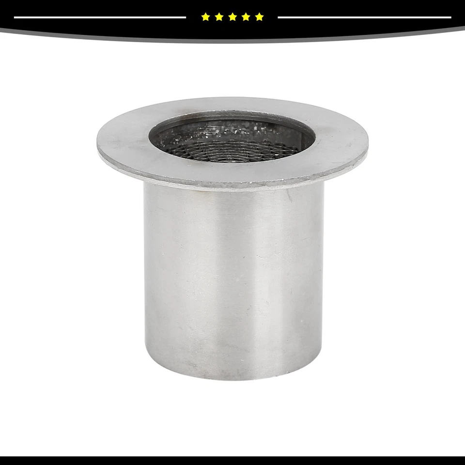 Pieza Universal de 1 Deflector Silenciador Tubo Escape Moto 63mm Plateado Foto 3 de 4