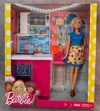 Barbie "You Can be Anything" Pink Kitchen Set Cooking Oven Mattel DVX54 NIV