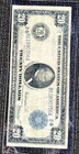 1914 $20 Large Size Blue Seal Federal Reserve Note 2-B New York, NY US Currency — photo 2