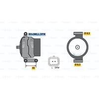Bosch Generator Lichtmaschine 98A 14V FüR Renault Laguna II Dacia Logan MCV