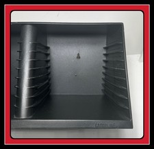 Laserline 30 CD/Game Storage Rack Black Slant Plastic Wall 24 Single 3 Double