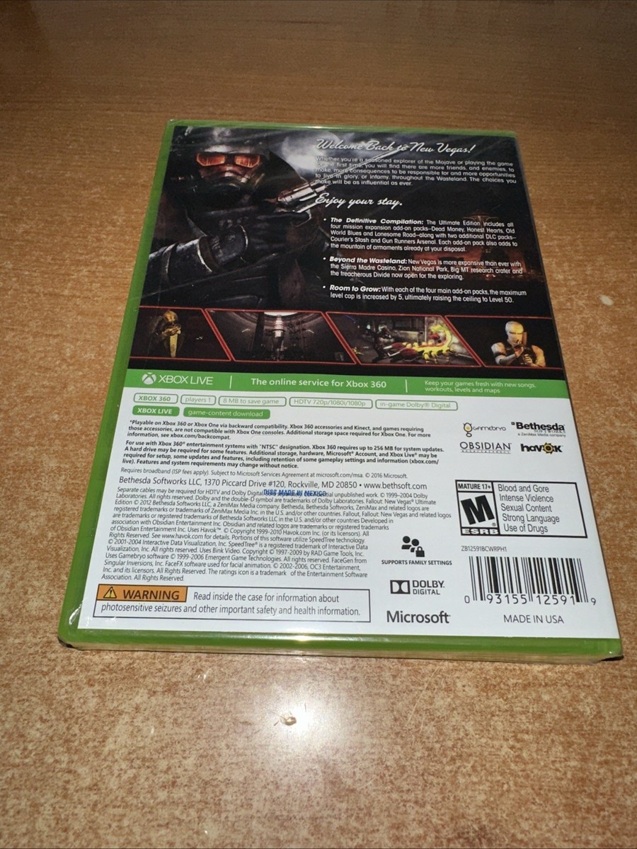 Fallout: New Vegas - Ultimate Edition (Xbox 360, 2012) for sale