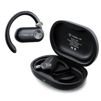 TREBLAB X-Open True Open Ear Wireless Earbuds, Lightweight, Dual Mic, 40H