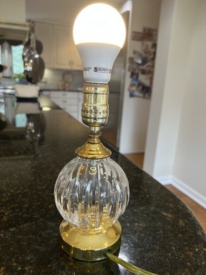 Waterford Carina Fine Cut Crystal Accent Lamp - 8.5'' Tall w/ Base