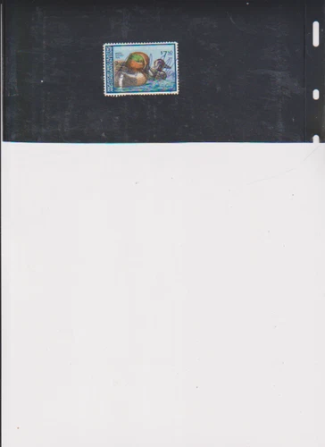 U.S. Duck Stamp Scott #RW46 $7.50 Green-winged Teal