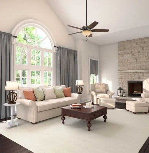 Hunter Fans - Builder 52 Inch Ceiling Fan with LED Light Kit and Pull Chain-New - Picture 4 of 4