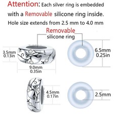 Sterling Silver Spacer Beads for Jewelry Making