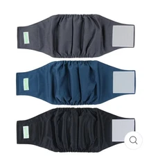 1 pk 3 Count Dog Diapers Wegreeco Washable, Reusable  large dogs. Like Labrador 