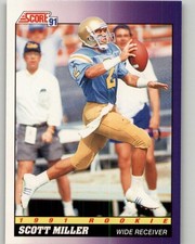 1991 Score Scott Miller Rookie #580 RC UCLA Bruins