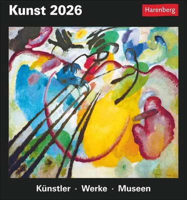 HARENBERG Kunst Tagesabreißkalender 2026 - Kulturkalender - Künstler, Werke, Museen | 2026
