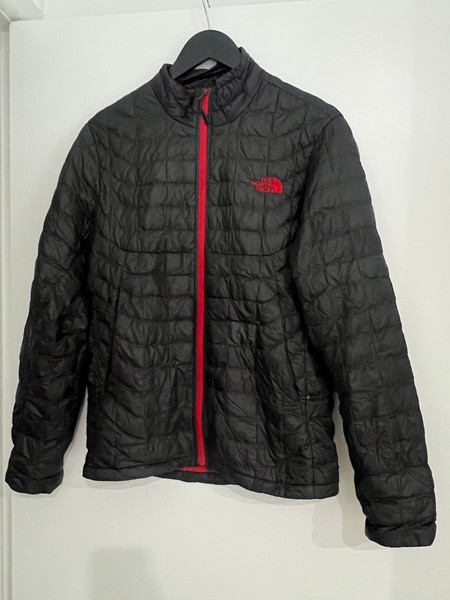 The North Face Thermoball Full Zip Jacket Embroidered Logo Black Size S/P