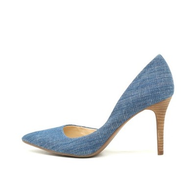 Jessica Simpson Damen Pumps EU 38 JP-LIVVY Jeansblau Textil Jeans High Heels