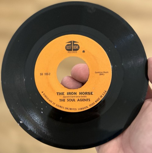 GRAIL TX Deep Funk Mod 45 SOUL AGENTS Iron Horse DUST BOWL VG Invisible LUBBOCK - Picture 2 of 6