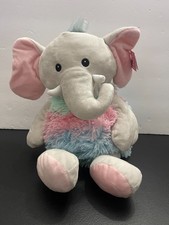 Hug Me Elephant Fluffy Friend Plush 16"