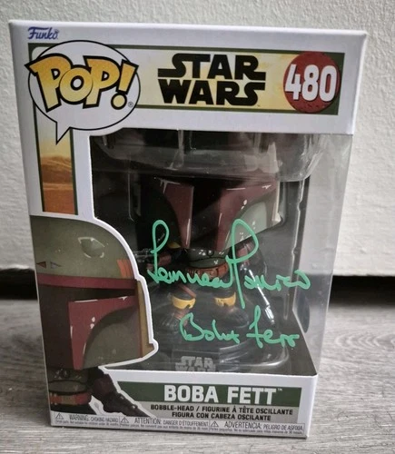 Temeura Morrison Signed Funko Pop SWAU Boba Fett Star Wars Disney