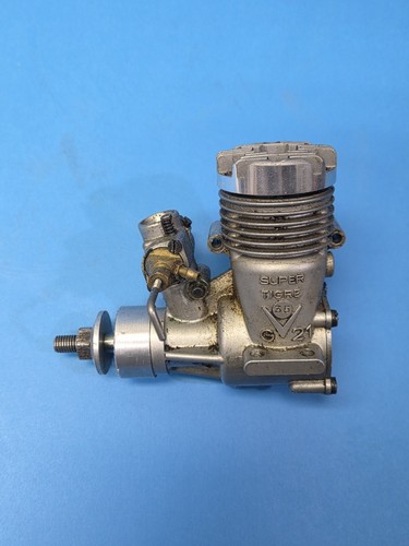 Vintage Super Tigre G-21 "V"- C .35 Stunt R/C Model Airplane Engine in box - Picture 3 of 13