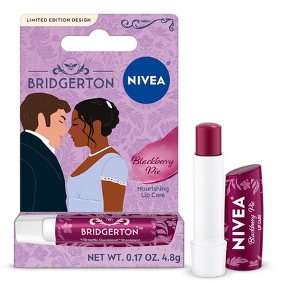 NIVEA Blackberry Pie Lip Balm Bridgerton Tinted 0.17oz
