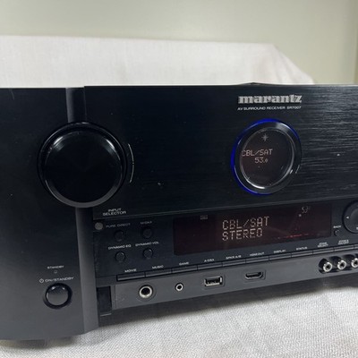 Marantz SR7007 Receiver No Remote Works Needs Repairs On Two Flaws Read Descript