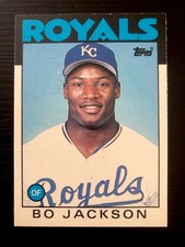 1986 TOPPS TRADED #50T BO JACKSON ICONIC ROOKIE CARD