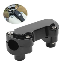 2" Handlebar Riser & Top Clamp Fit Harley Dyna Softail Sportster Street bob