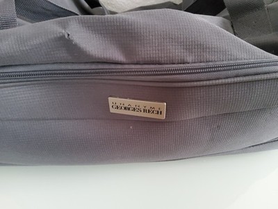Reisetasche mit Rollen, ausziehbarer Griff, Grau , Georges Rech