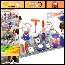 STEM Science Kit for Kids - 66 Pcs Electronics DIY Circuit Parts, 1200 Projects