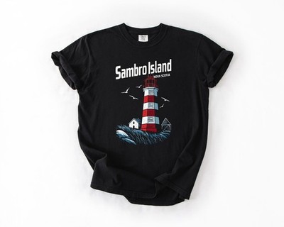 Vintage Sambro Island Shirt Travel Gift Canada Trip Lover Tee