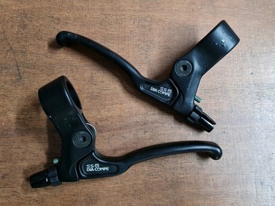Dia Compe SS-5 MKII Bremshebel Set Cantilever schwarz NOS Vintage MTB